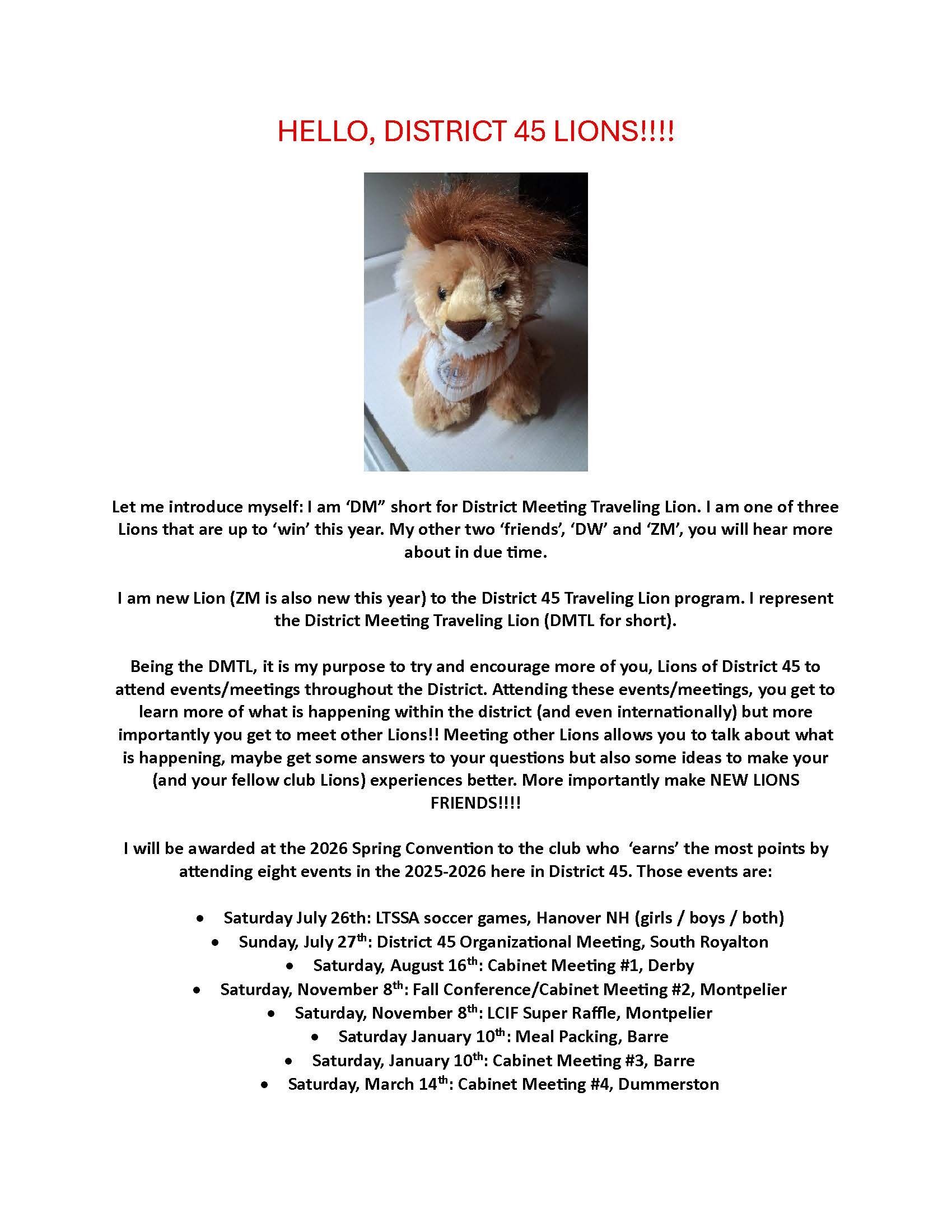 Meeting DM traveling Lion Page 2